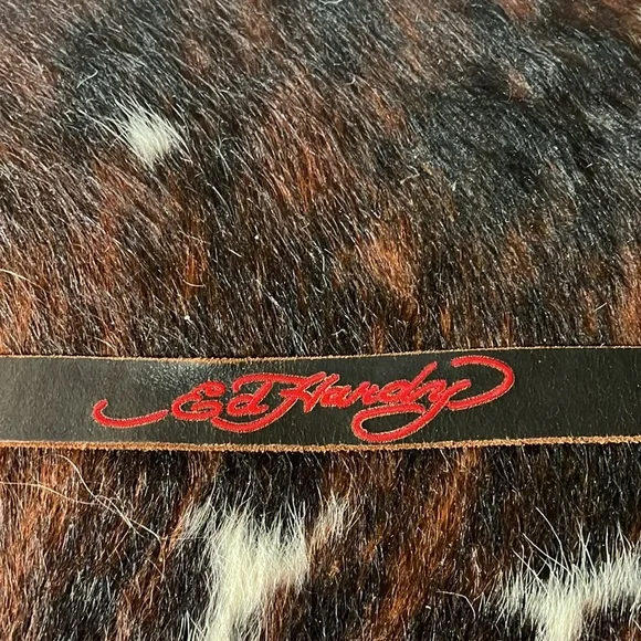 Ed hardy studded belt L leather Vintage - Picture 5 of 12